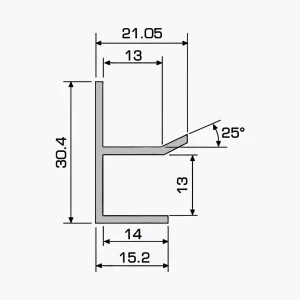 TEMPOLISTEL® A115 Profil U do płyt gipsowo-kartonowych - obrazek 2