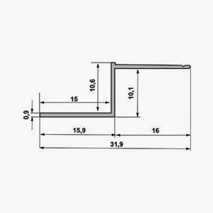TEMPOLISTEL® A131 Profil szczeliny cieniowej - obrazek 2