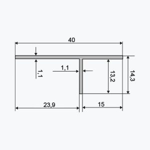 TEMPOLISTEL® A134 Profil T - obrazek 2