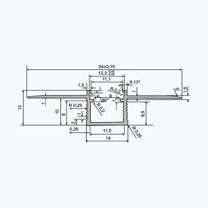 TEMPOLISTEL® A137 Profil płaski LED - obrazek 2